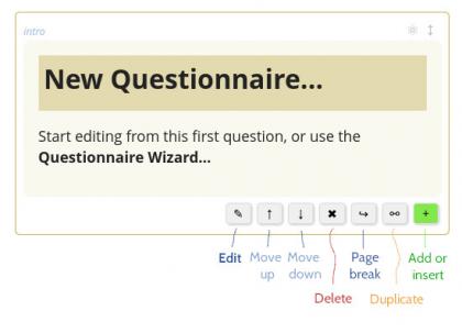 Using the Questionnaire Creator - quick start Using the Questionnaire Creator - quick start
